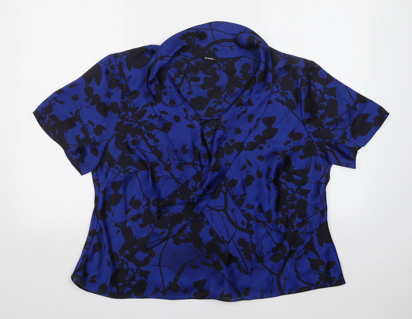 Roman Womens Multicoloured Floral  Basic Blouse Size 22