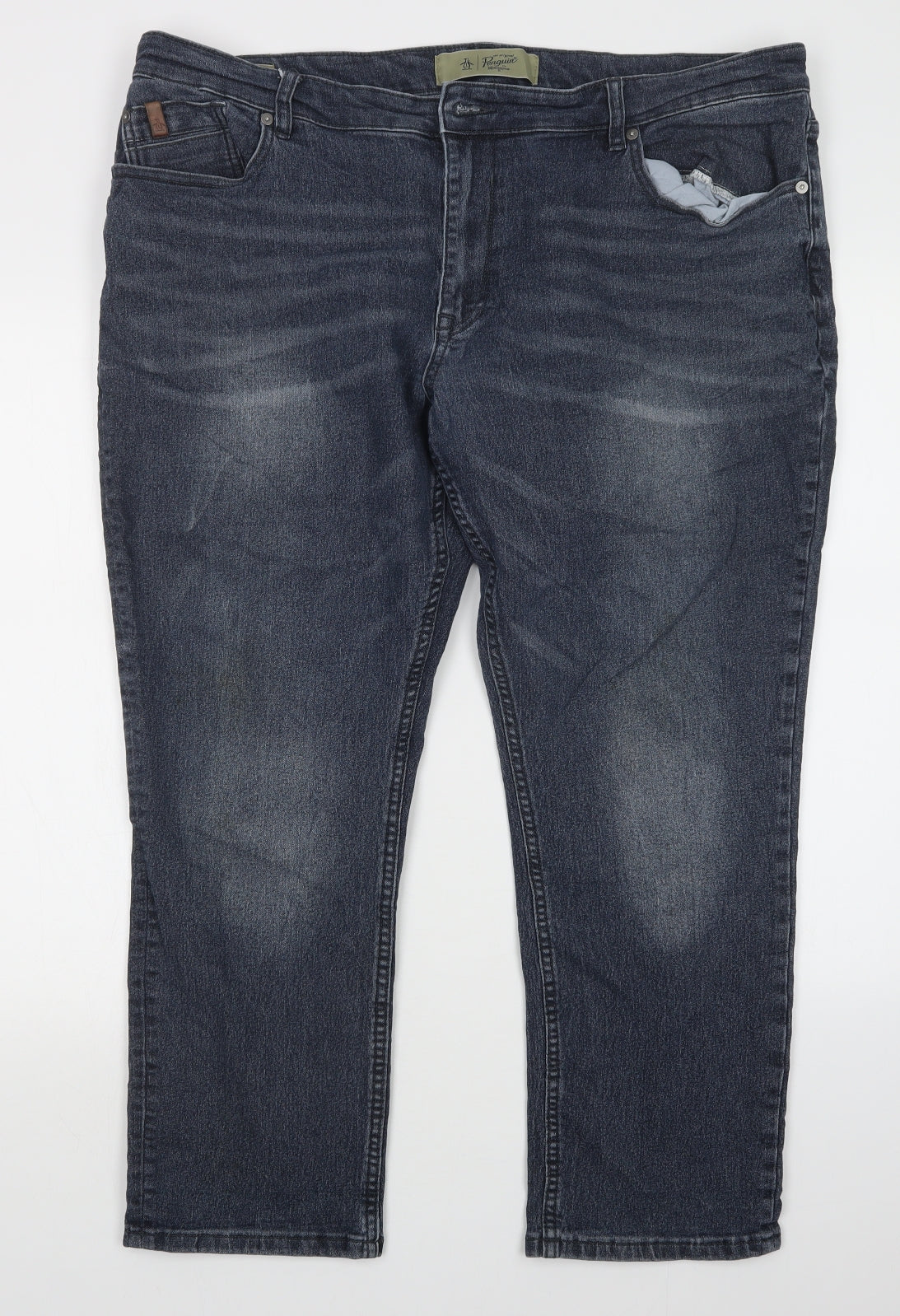 Penguin Mens Blue   Straight Jeans Size 42 L29 in