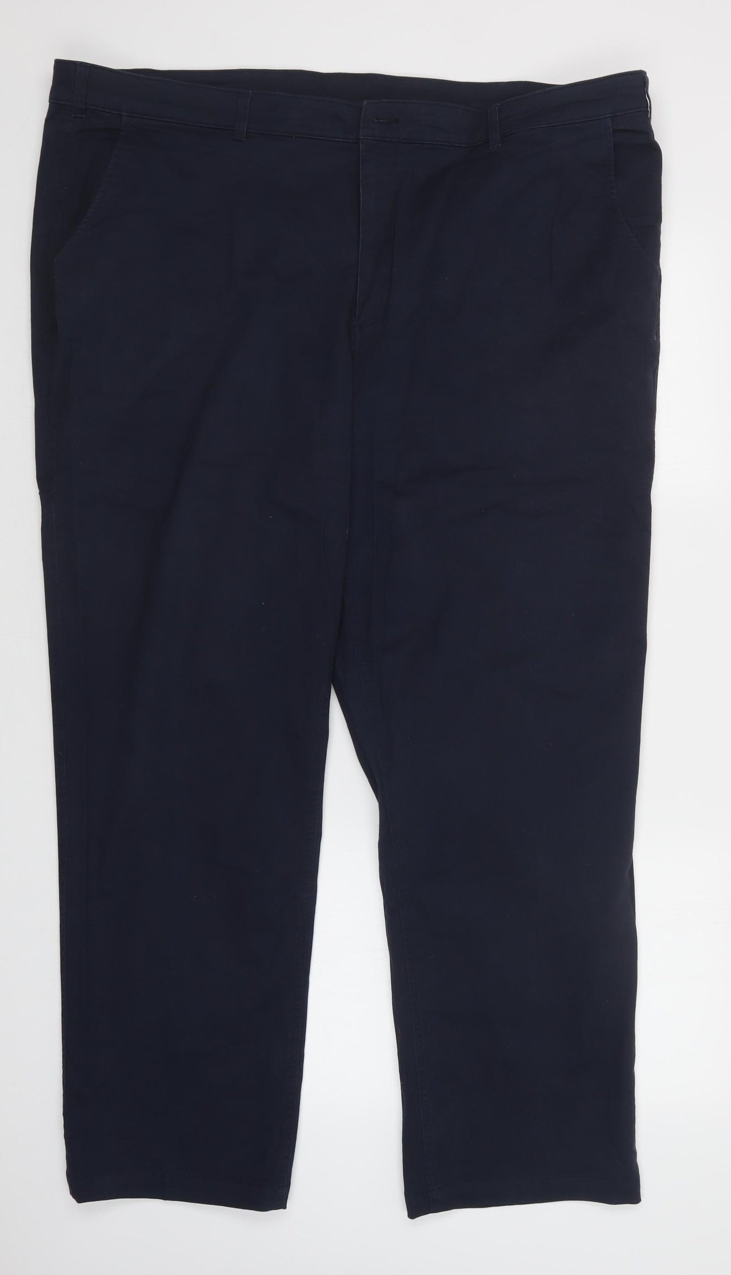 BROOKE TAVERNER Mens Blue   Chino Trousers Size 46 L30 in