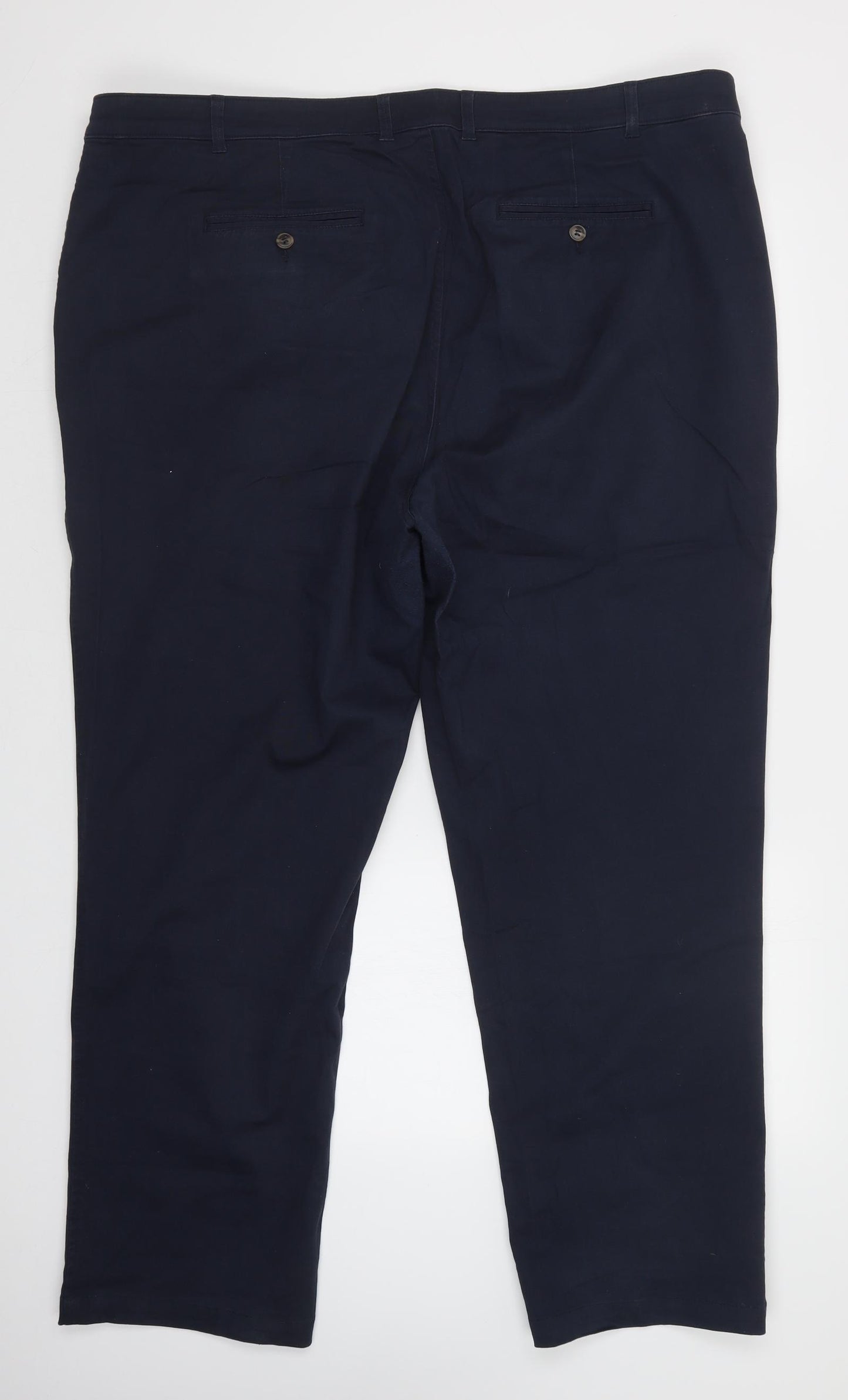 BROOKE TAVERNER Mens Blue   Chino Trousers Size 46 L30 in