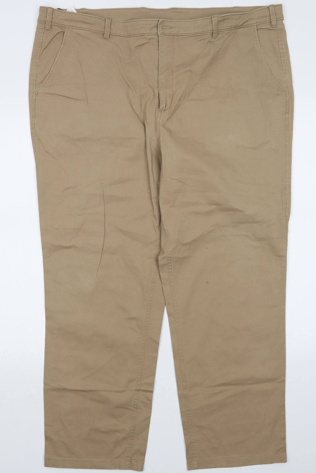 BROOKE TAVERNER Mens Beige   Chino Trousers Size 46 L30 in