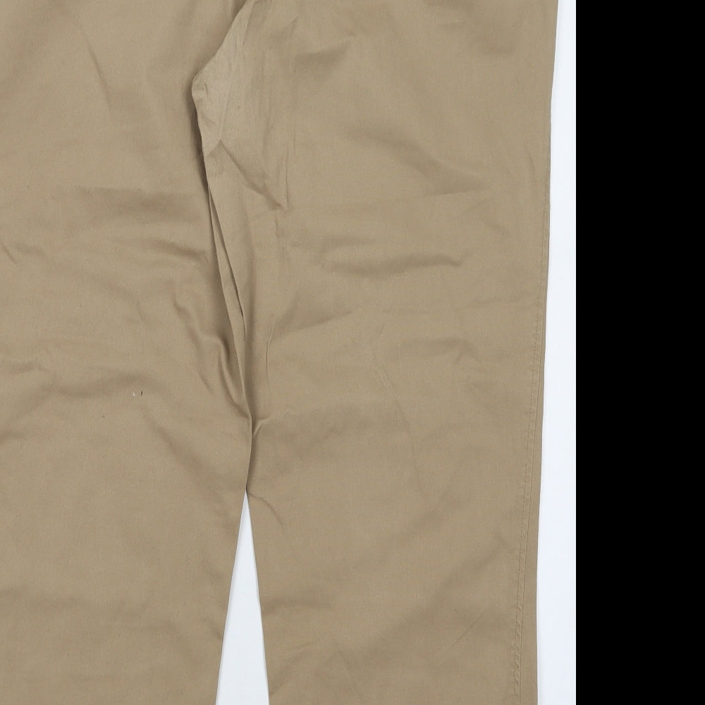 BROOKE TAVERNER Mens Beige   Chino Trousers Size 46 L30 in