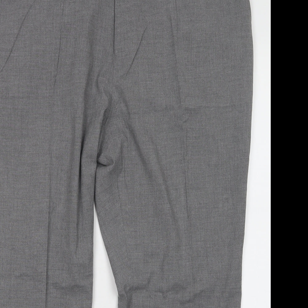 WILLIAMS & BROWN Mens Grey   Trousers  Size 46 L30 in