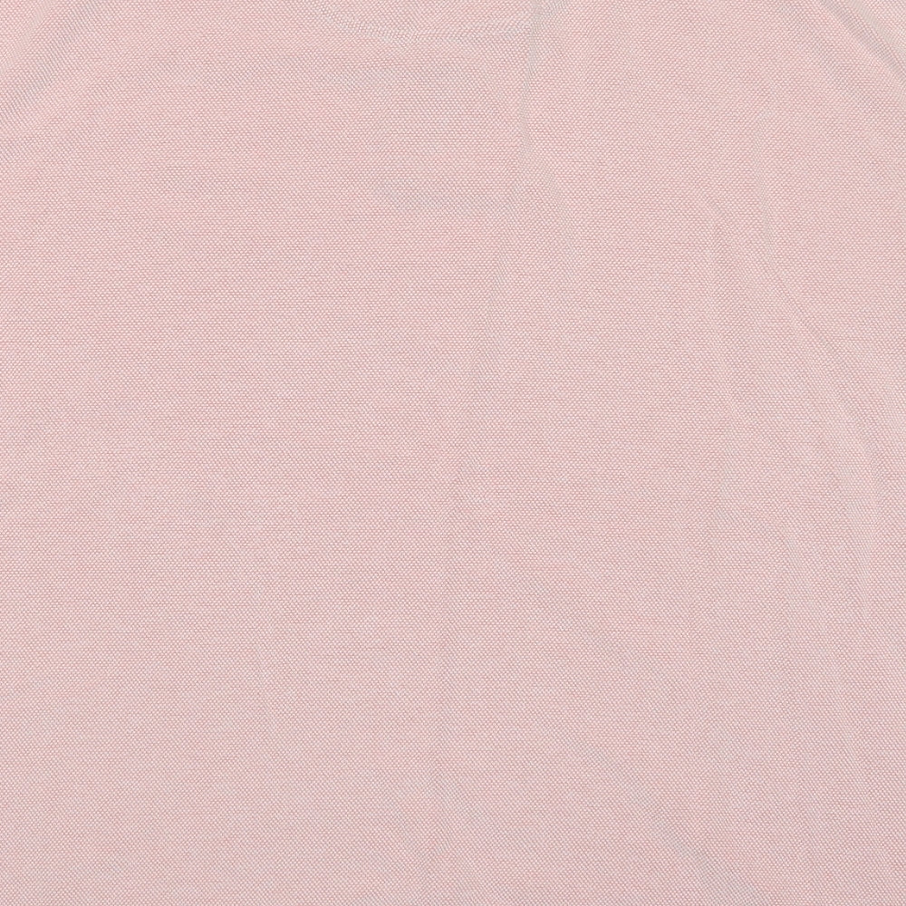 MANTARAY PRODUCTS Womens Pink Polka Dot  Basic Polo Size 2XL