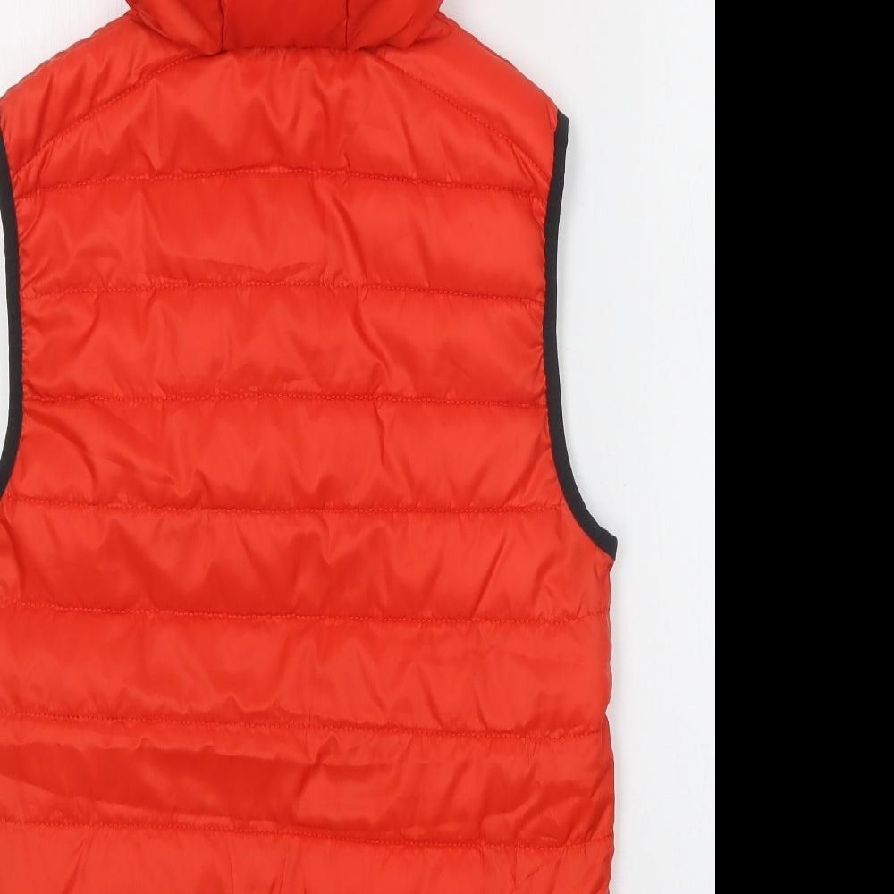freedom trail Boys Orange   Gilet Coat Size 9-10 Years