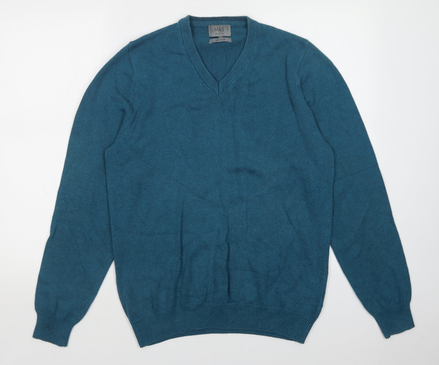 M&S Mens Green   Pullover Jumper Size M