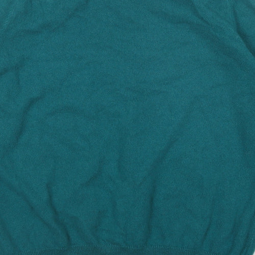 M&S Womens Green   Cardigan Jumper Size 14