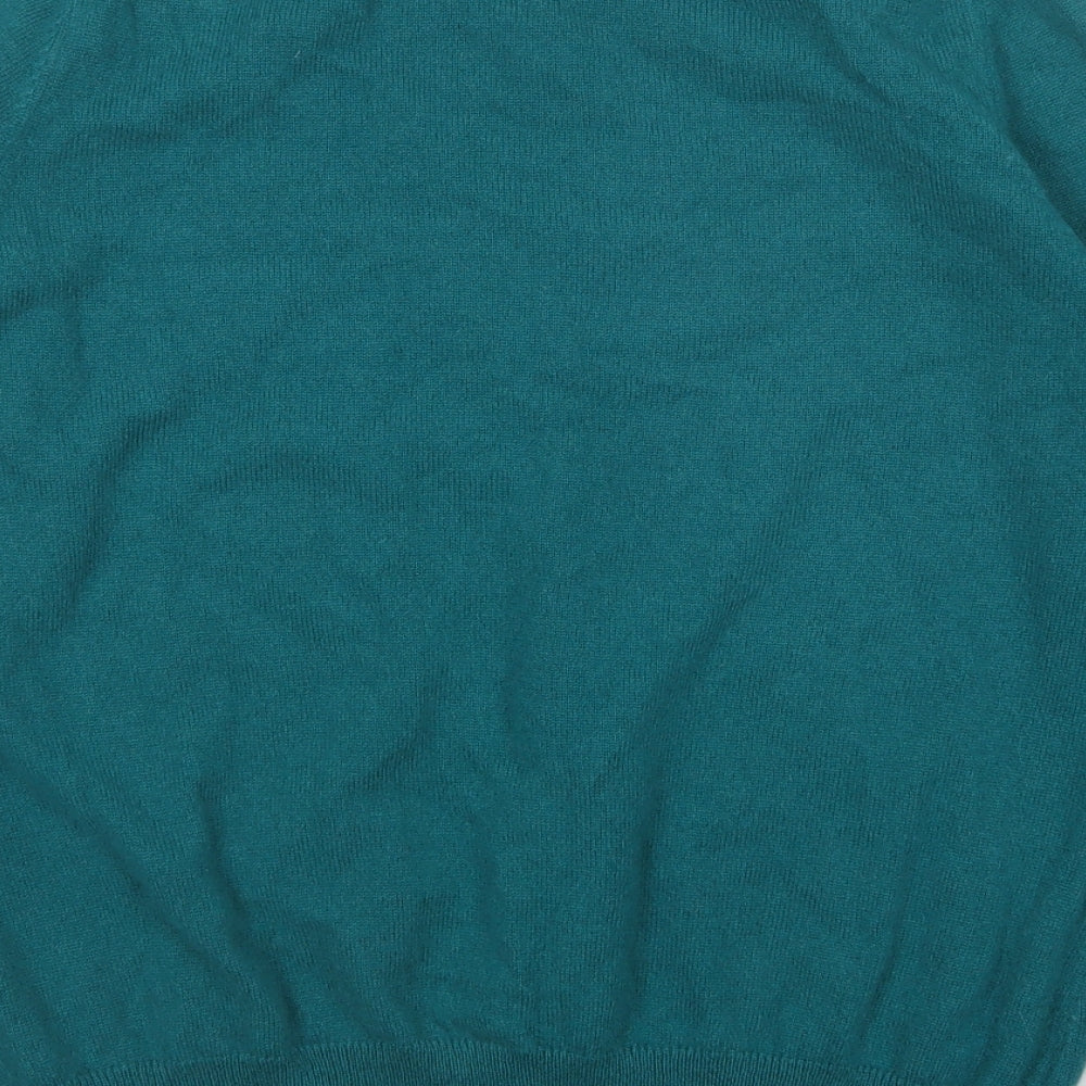 M&S Womens Green   Cardigan Jumper Size 14