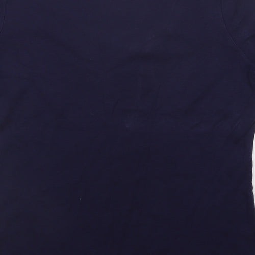 M&S Womens Blue   Basic T-Shirt Size 14