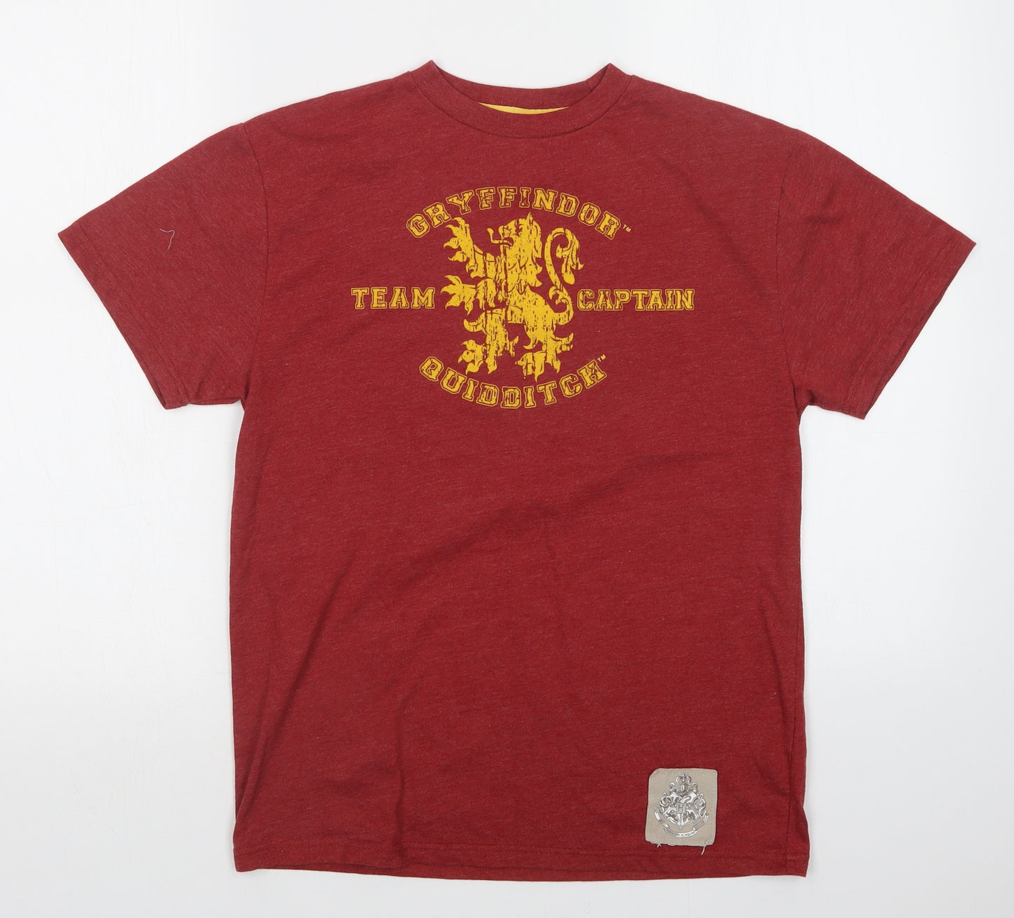 Harry Potter Boys Red   Basic T-Shirt Size M  - Harry Potter