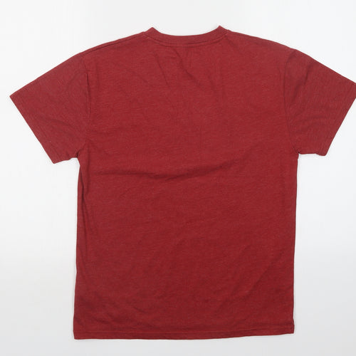 Harry Potter Boys Red   Basic T-Shirt Size M  - Harry Potter