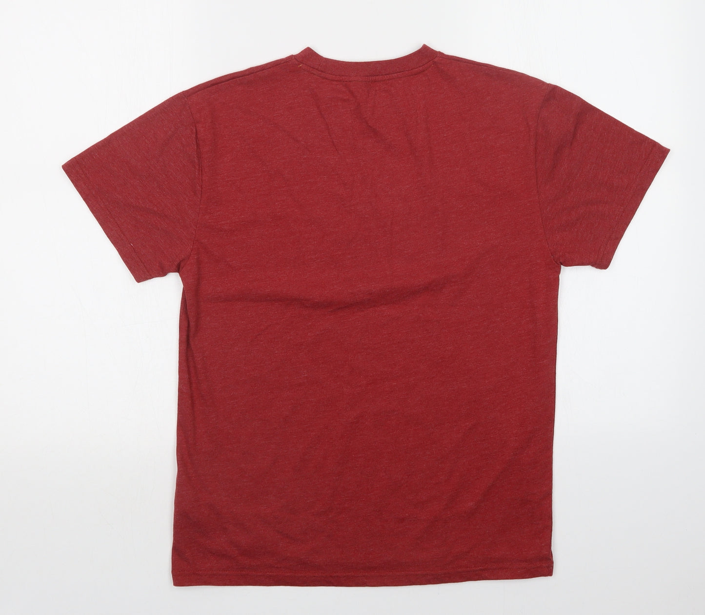 Harry Potter Boys Red   Basic T-Shirt Size M  - Harry Potter