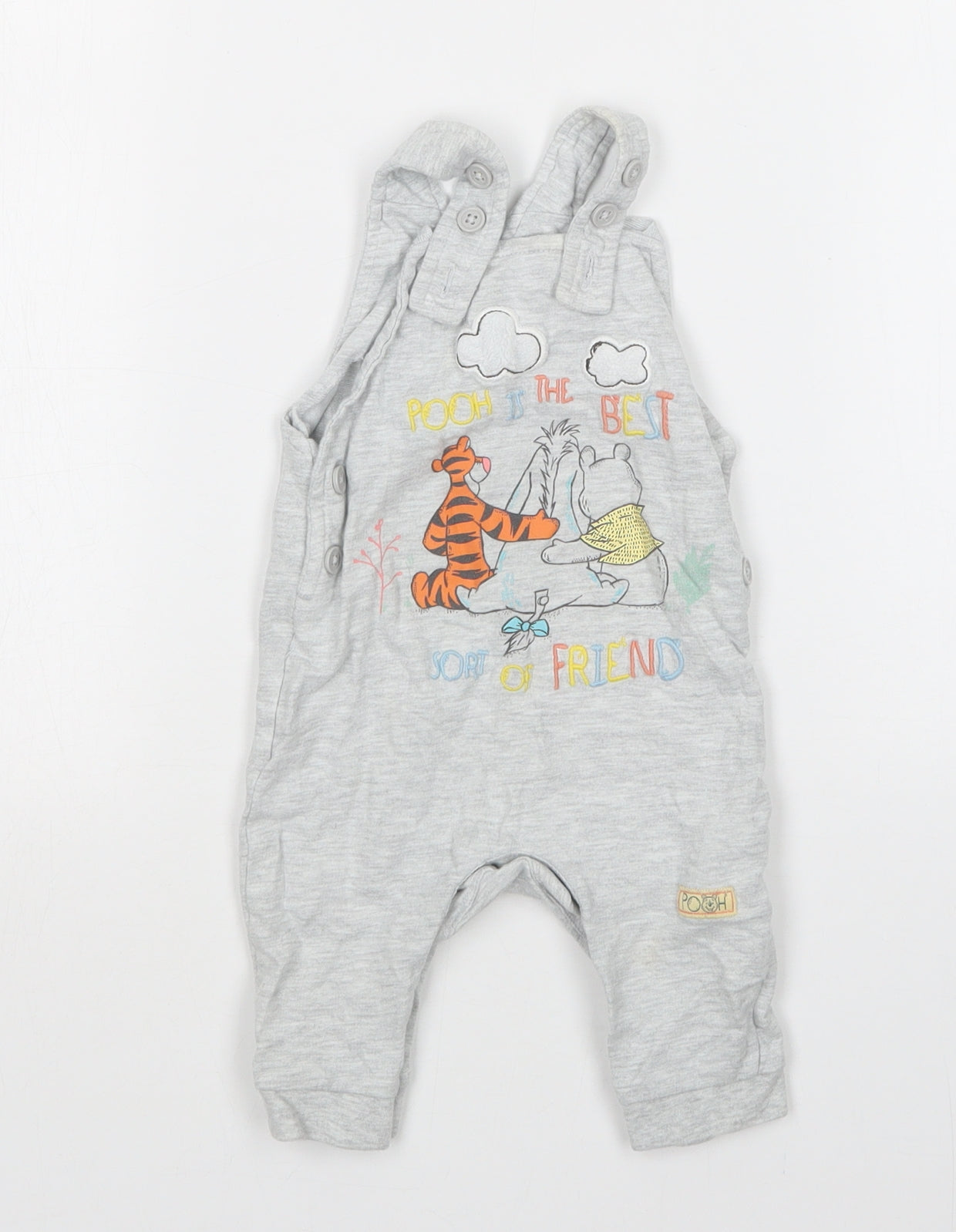 Primark Baby Grey   Dungaree One-Piece Size 3-6 Months