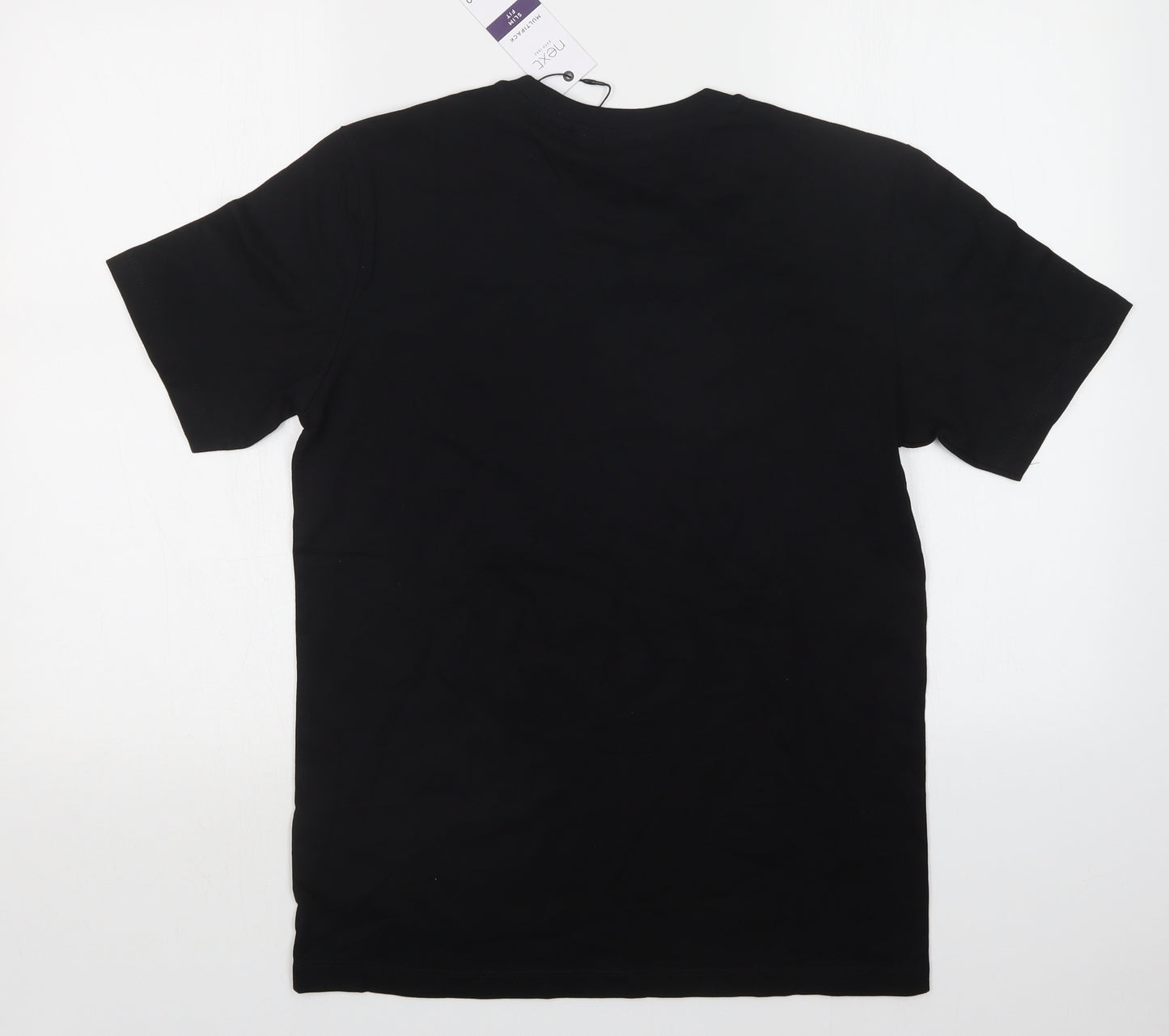 NEXT Mens Black    T-Shirt Size M