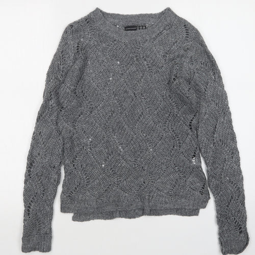Atmosphere Womens Grey   Pullover Jumper Size 6
