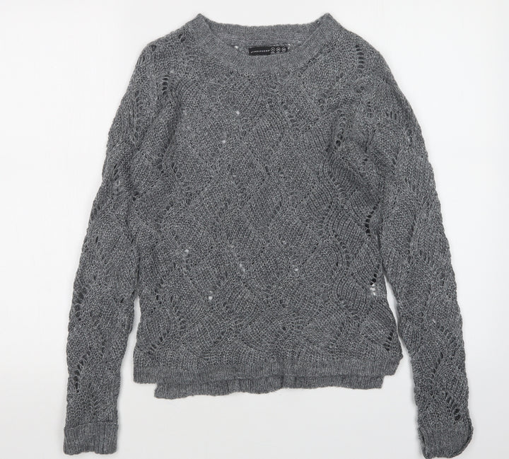 Atmosphere Womens Grey   Pullover Jumper Size 6