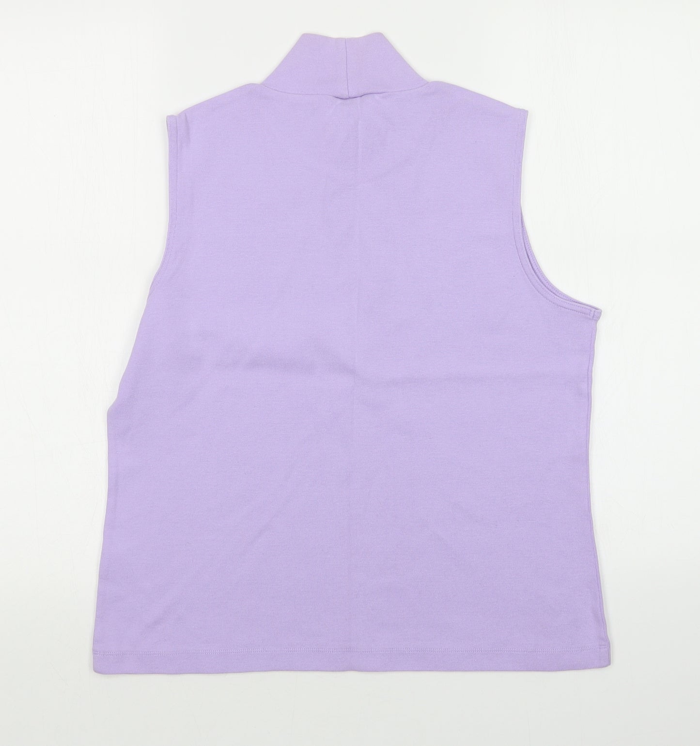 lands end  Womens Purple   Vest Jumper Size M