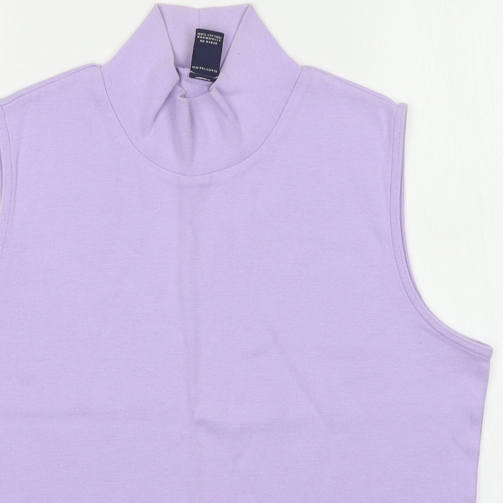 lands end  Womens Purple   Vest Jumper Size M