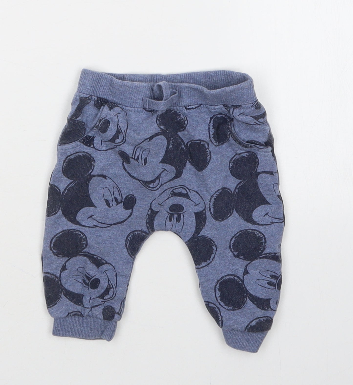 George Boys Blue   Sweatpants Trousers Size 3-6 Months  - Mickey Mouse