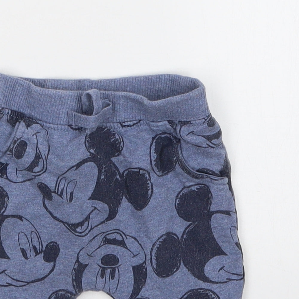 George Boys Blue   Sweatpants Trousers Size 3-6 Months  - Mickey Mouse