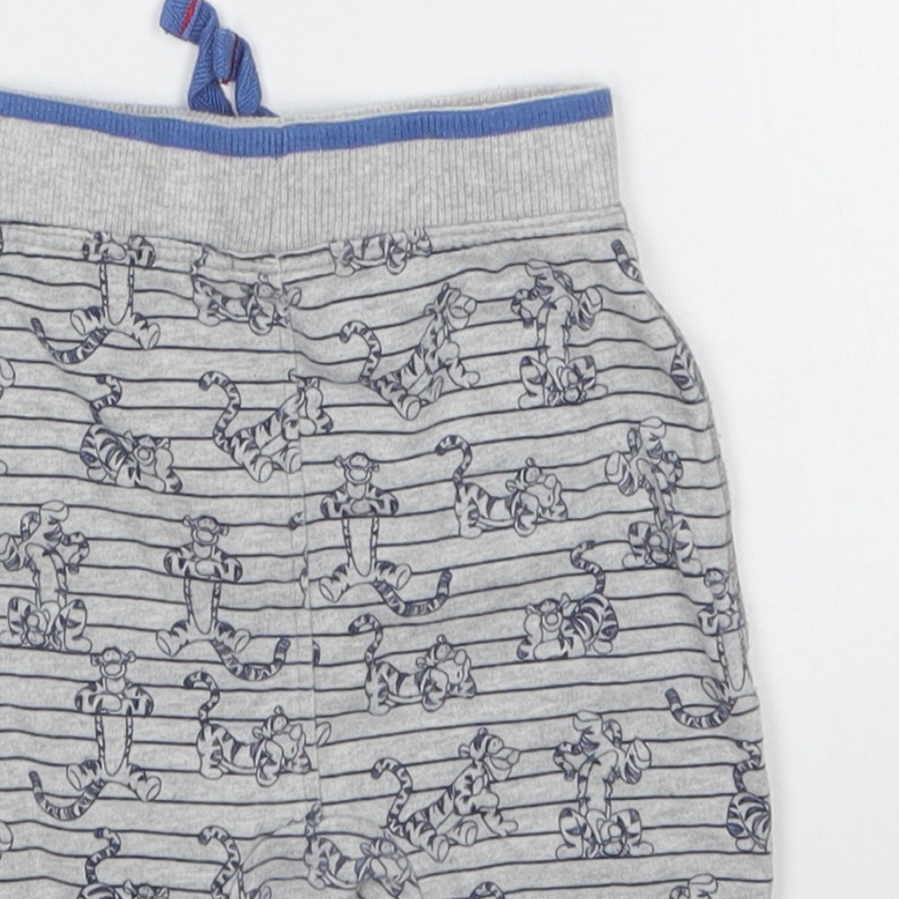 George Baby Grey Striped  Sweatpants Trousers Size 0-3 Months  - Winnie the Pooh