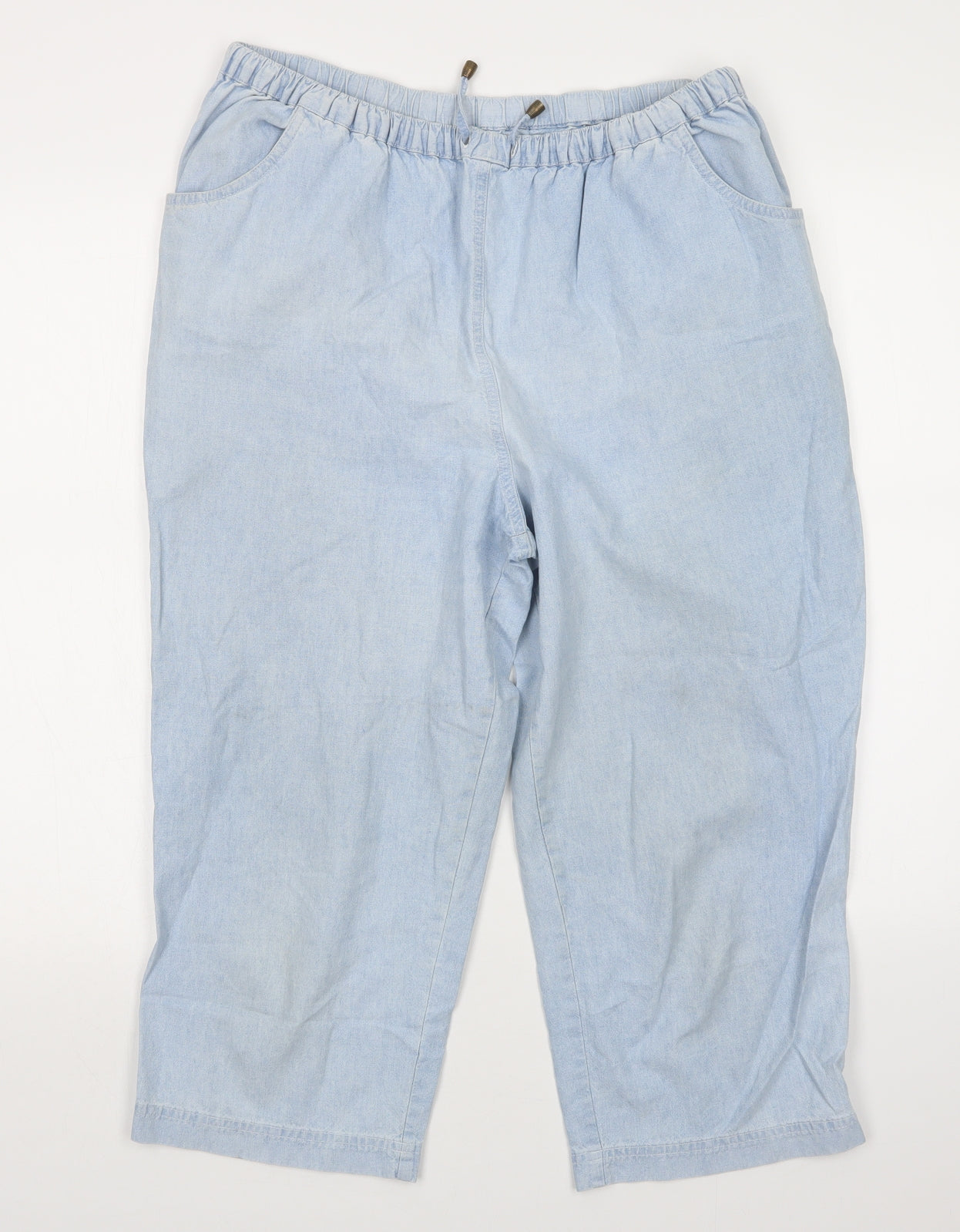 EWM Womens Blue   Cropped Jeans Size 16 L22 in