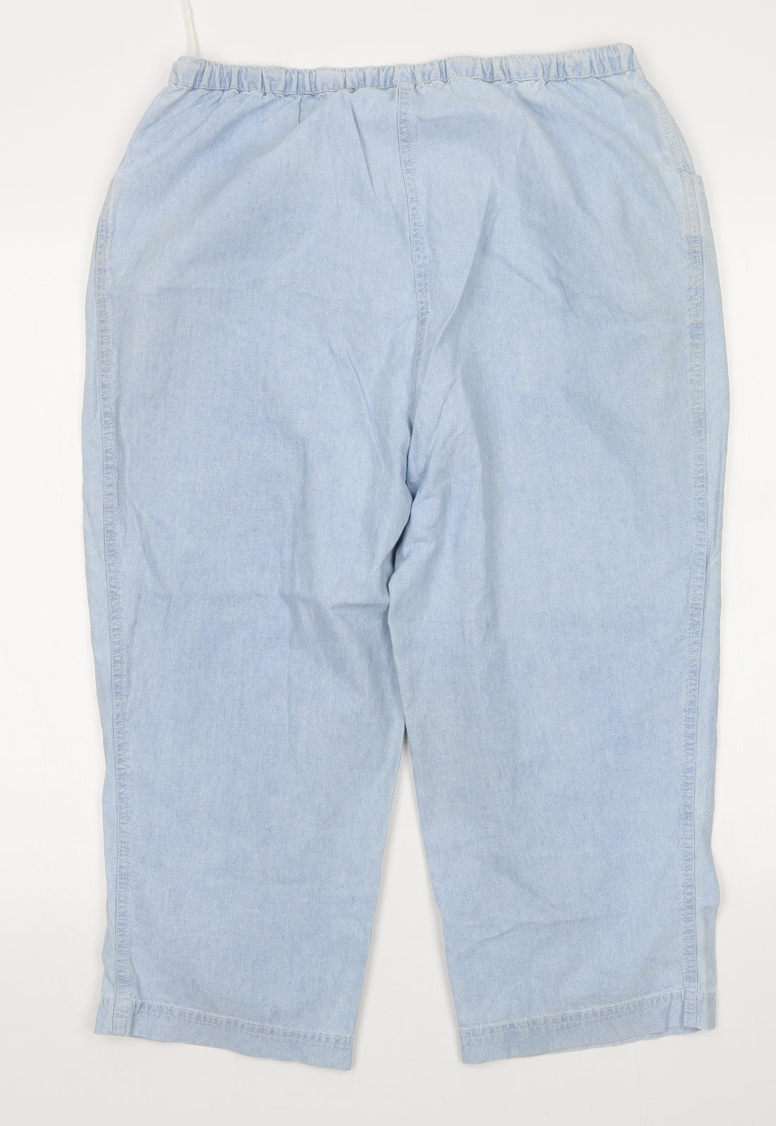 EWM Womens Blue   Cropped Jeans Size 16 L22 in