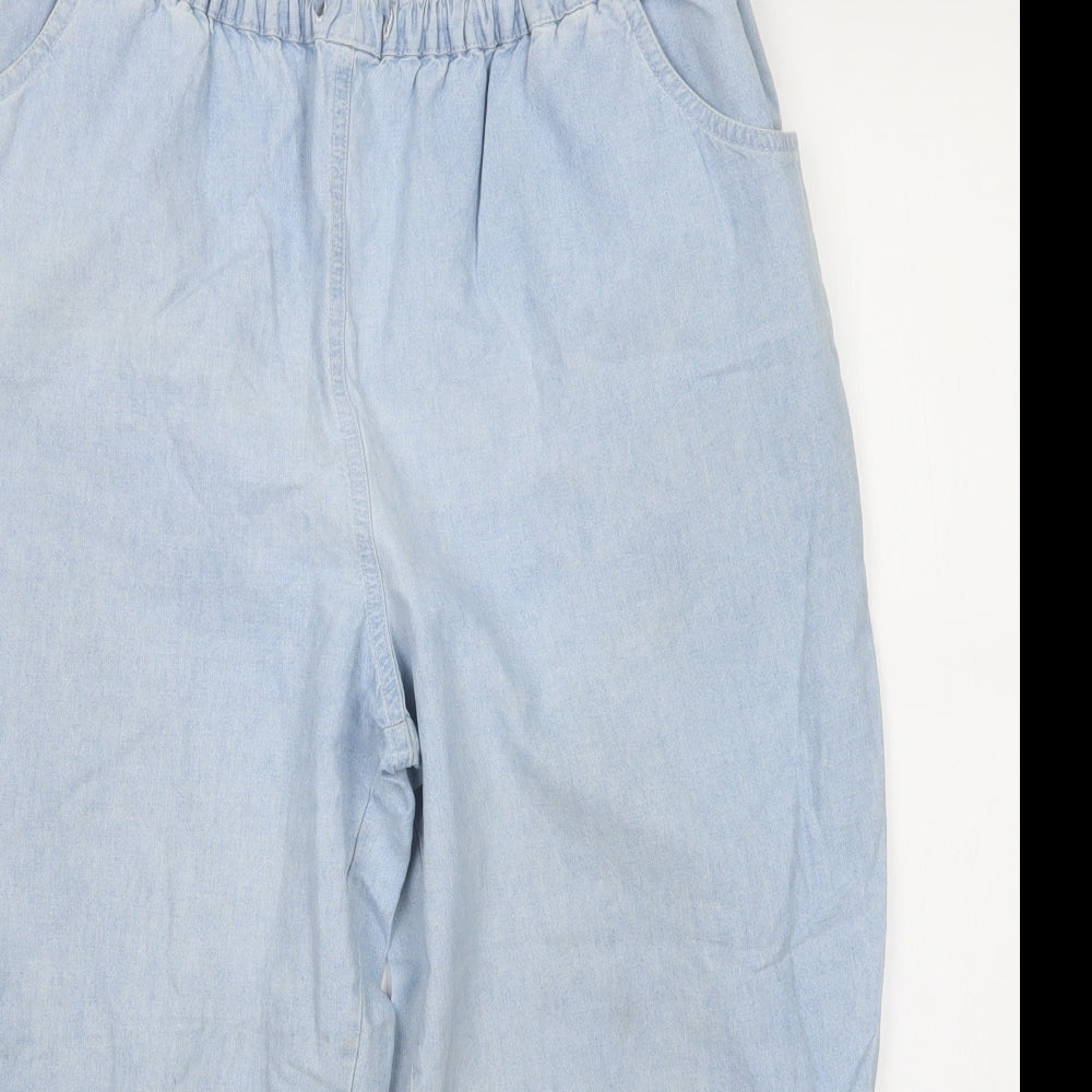 EWM Womens Blue   Cropped Jeans Size 16 L22 in