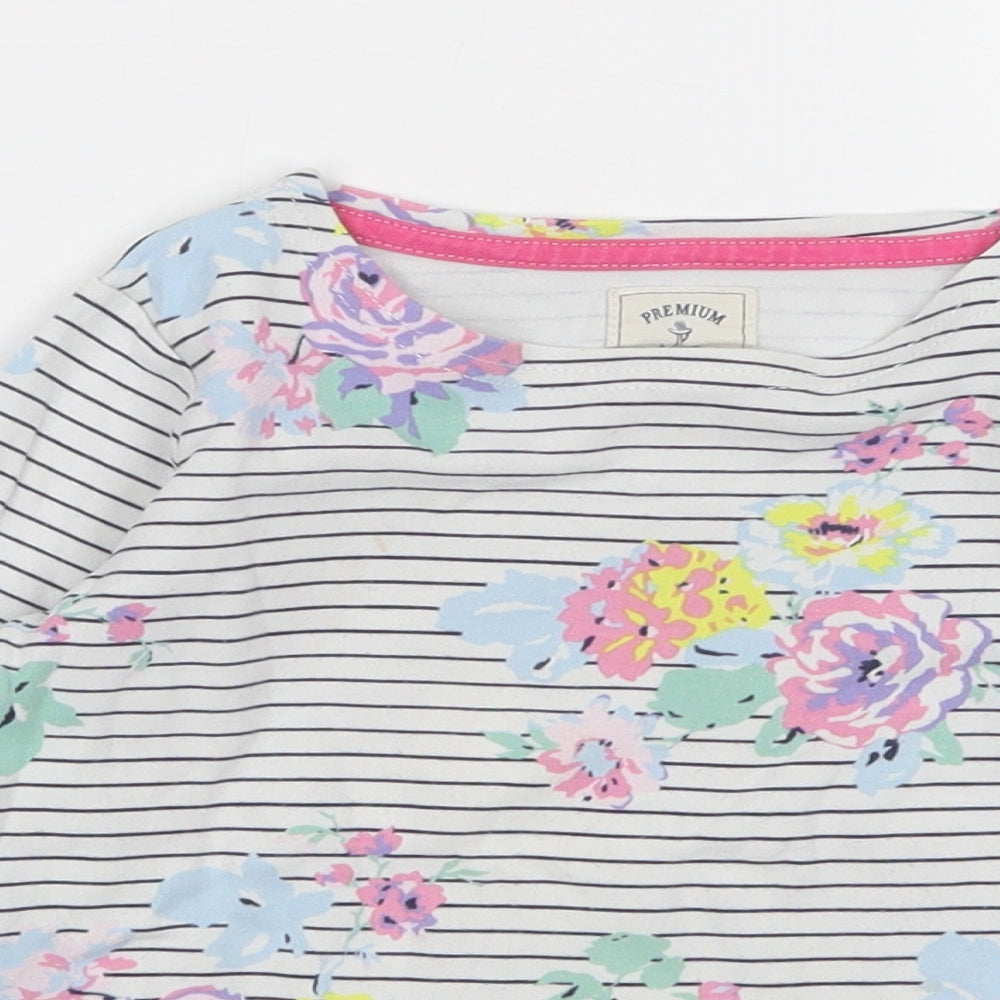 Joules Girls Multicoloured Floral  Basic T-Shirt Size 6 Years