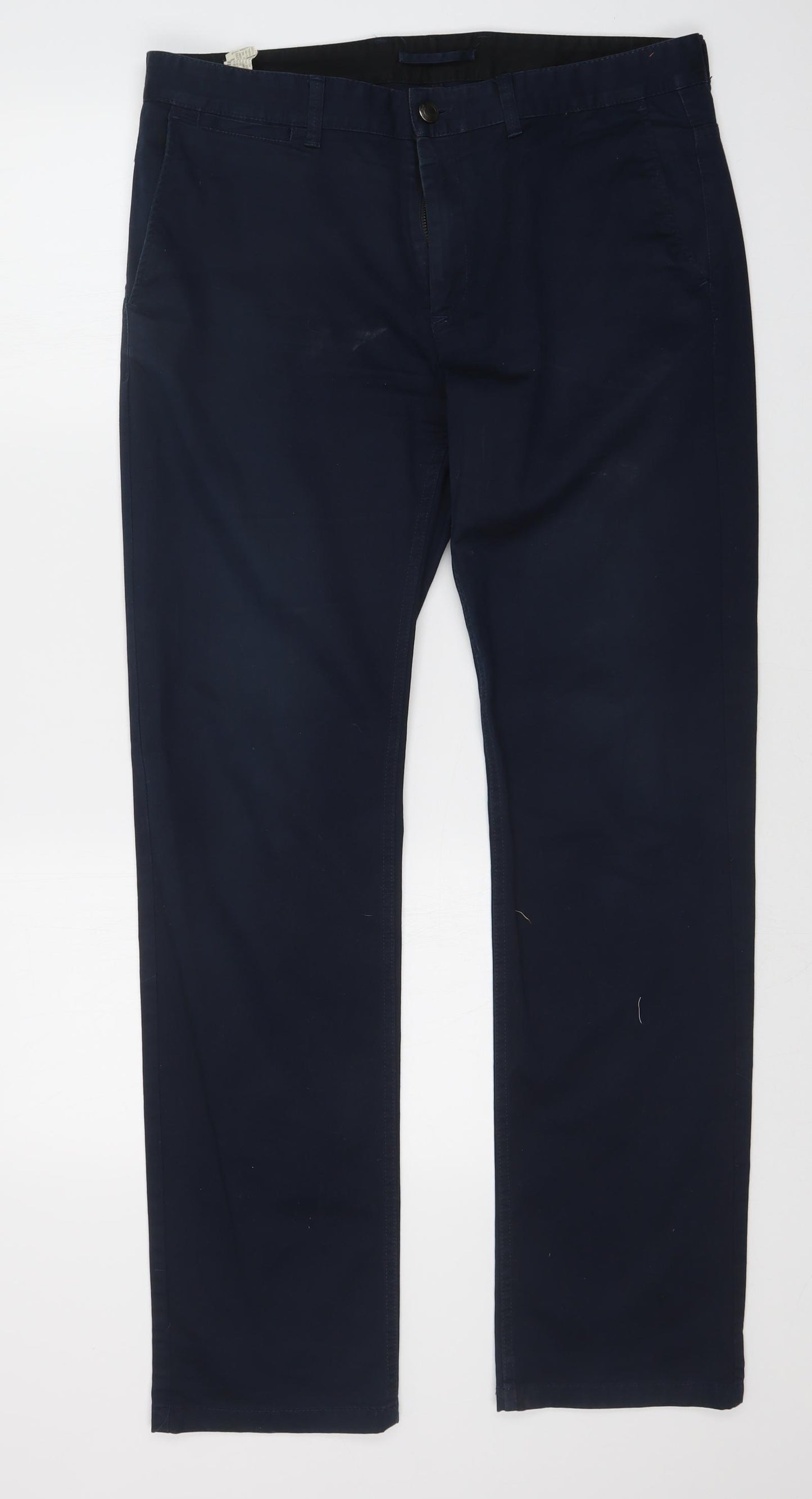 Zara Mens Blue   Chino Trousers Size 36 L33 in
