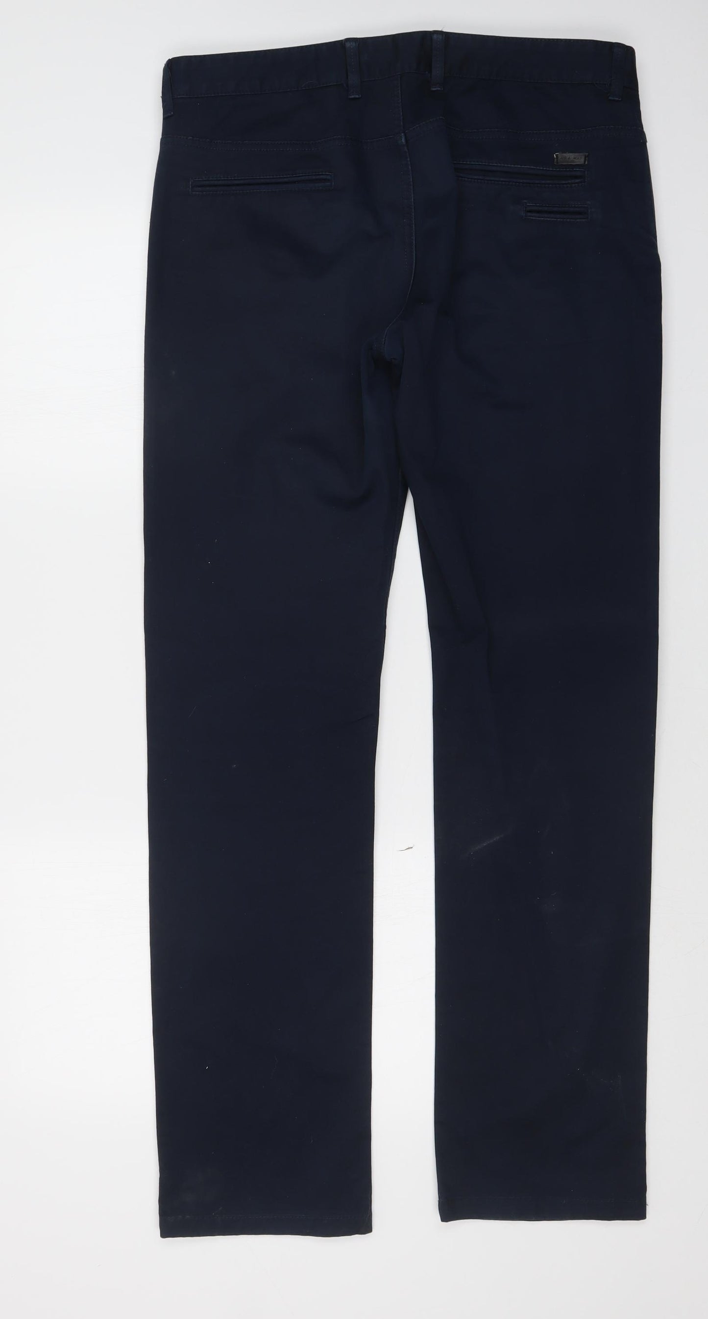 Zara Mens Blue   Chino Trousers Size 36 L33 in