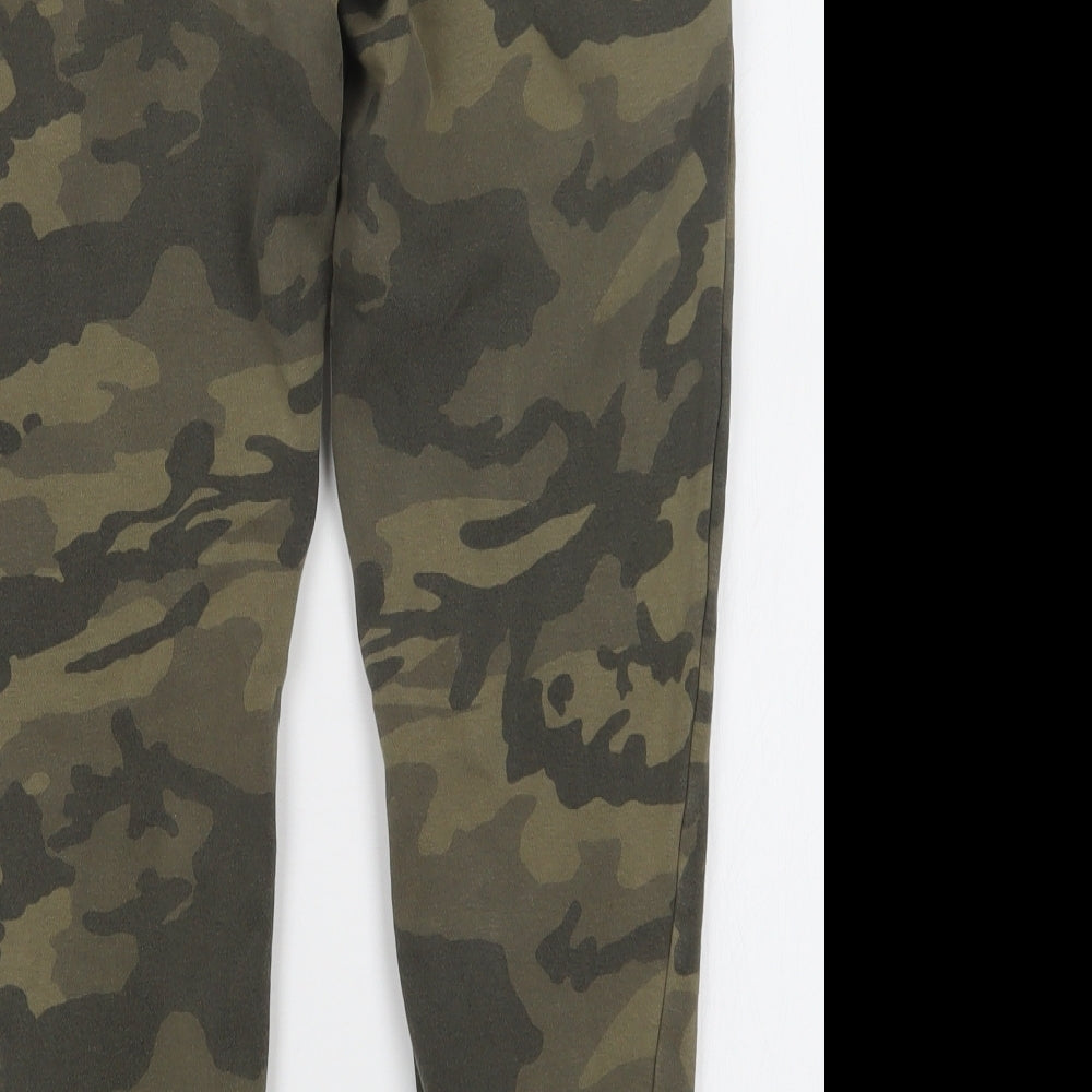 NEXT Boys Green Camouflage  Sweatpants Trousers Size 11 Years
