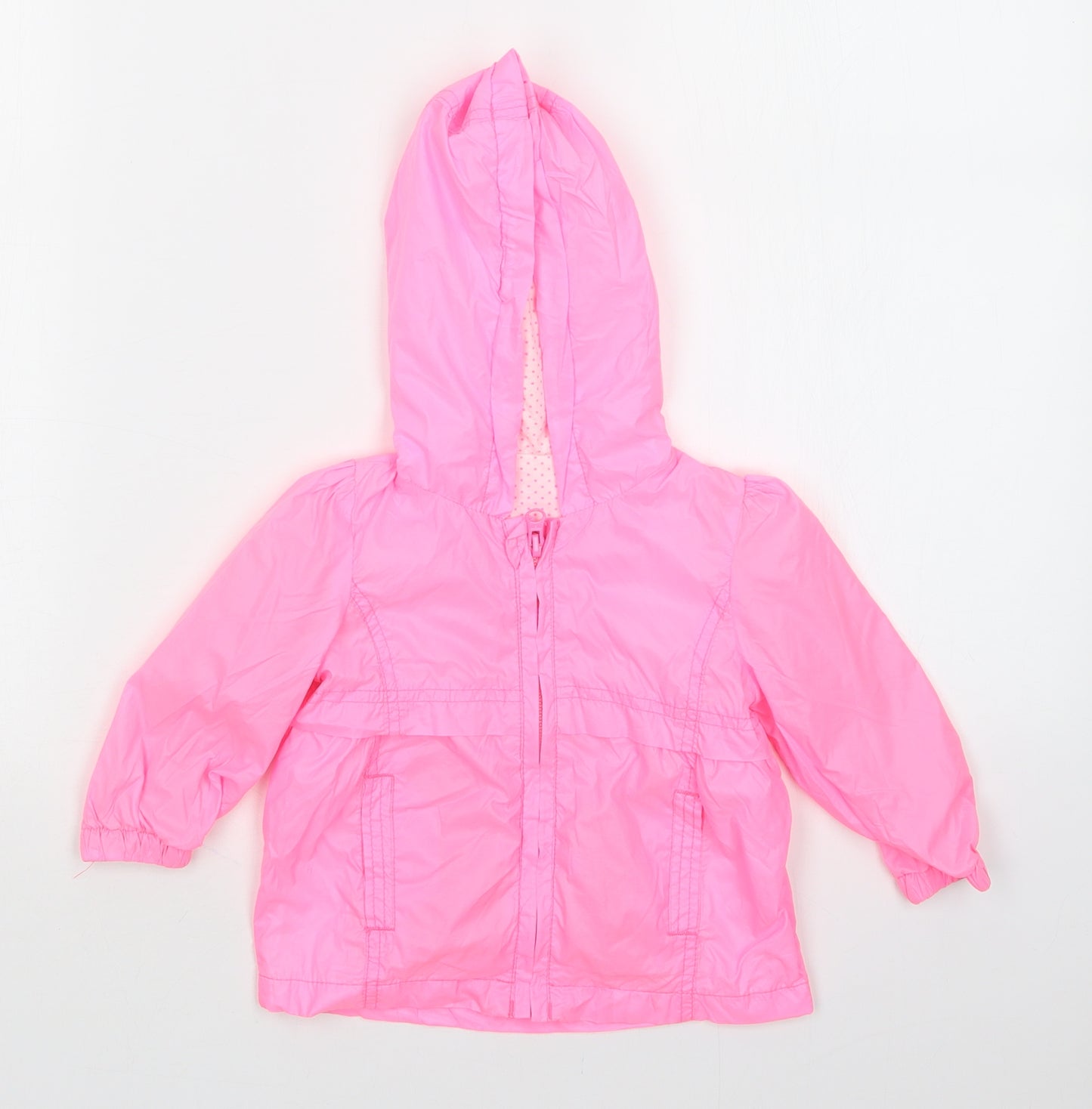 Matalan Girls Pink   Rain Coat Coat Size 9-12 Months