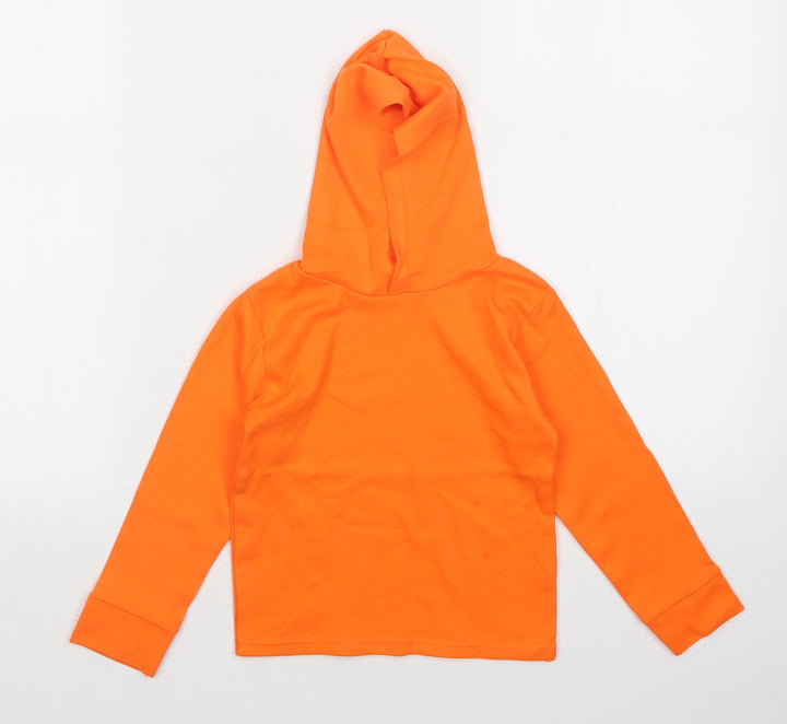 Preworn Boys Orange   Pullover Hoodie Size 2-3 Years