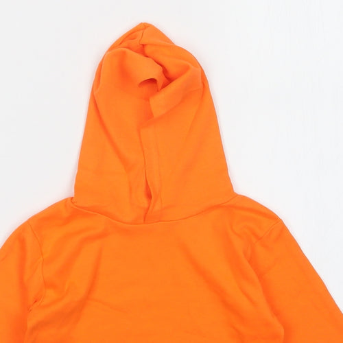 Preworn Boys Orange   Pullover Hoodie Size 2-3 Years