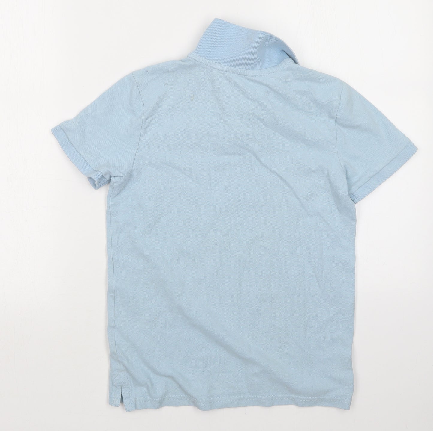 H&M Boys Blue   Basic Polo Size 11-12 Years