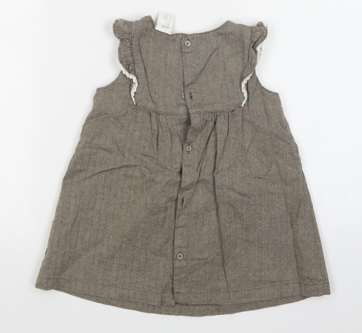 H&M Girls Brown   A-Line  Size 12-18 Months