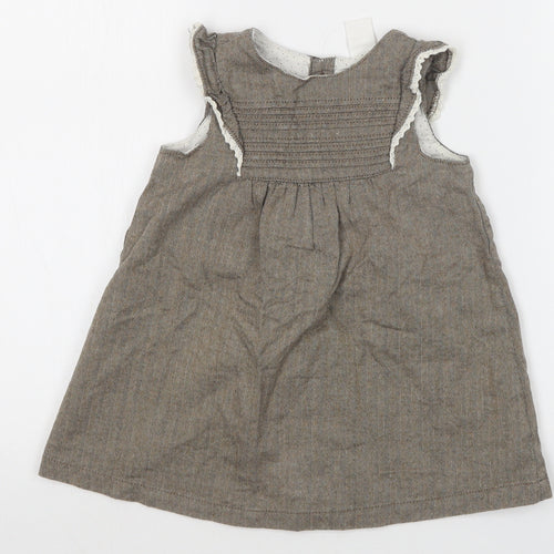 H&M Girls Brown   A-Line  Size 12-18 Months