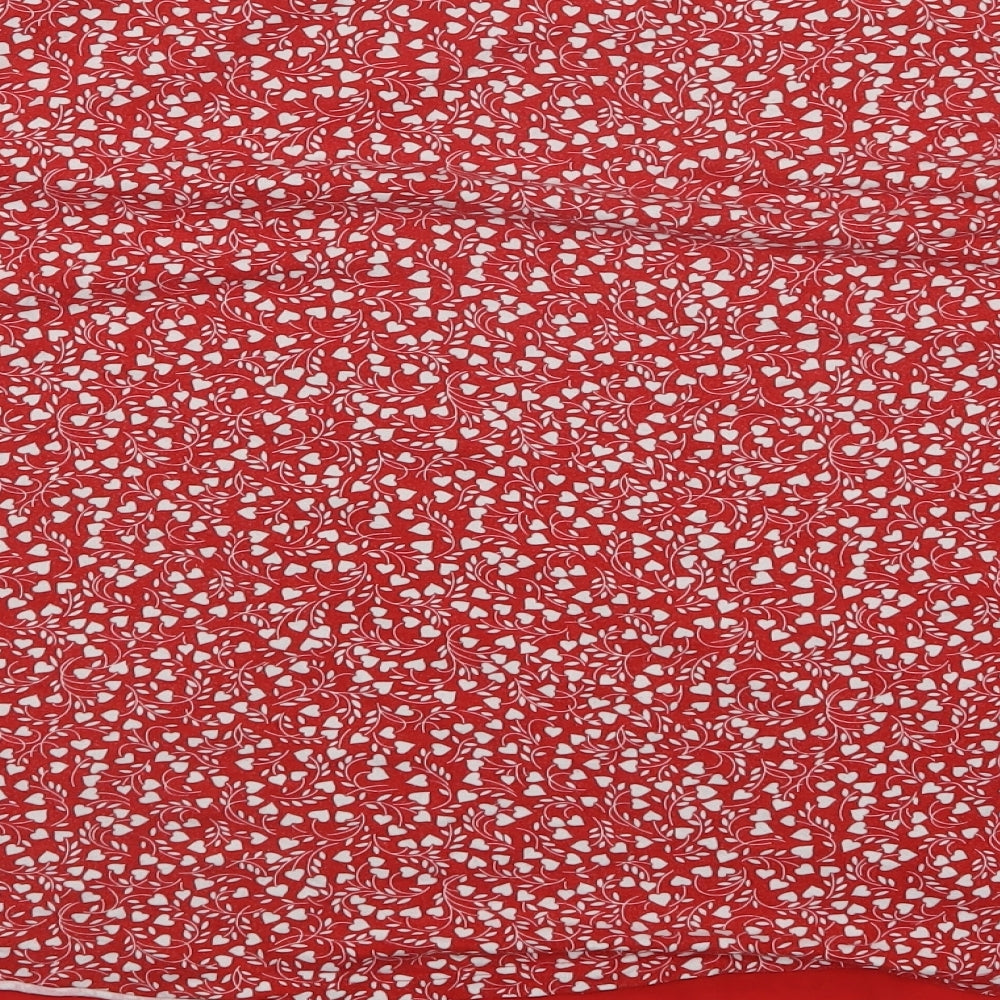 Phase Eight Womens Red Polka Dot  Pullover Jumper Size 16