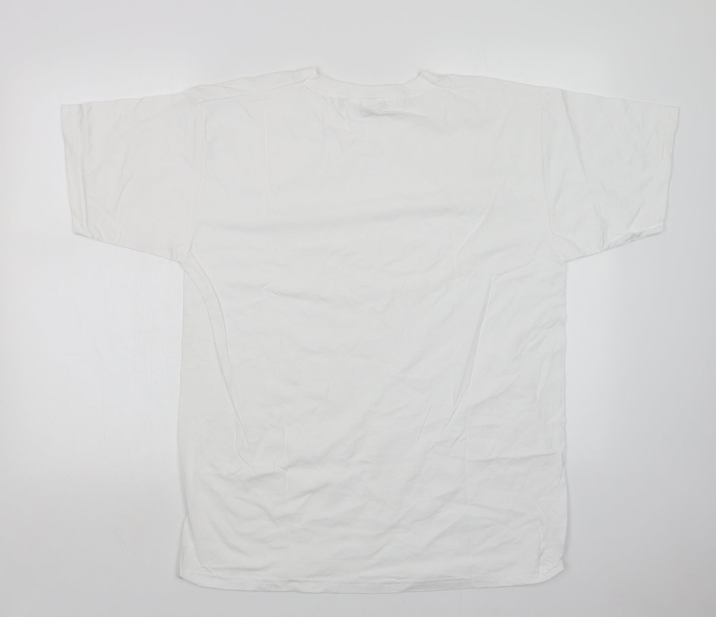 Fruit of the Loom Mens White    T-Shirt Size L