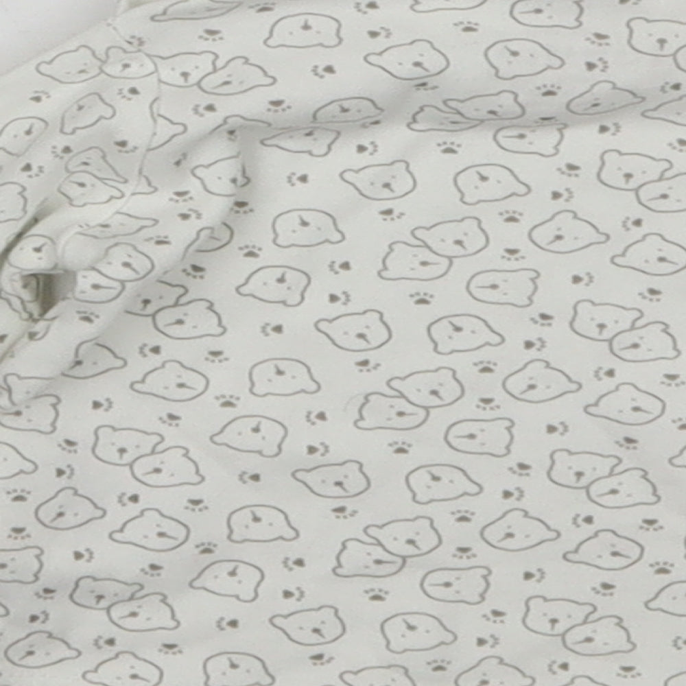 Lupilu Baby White Animal Print  Basic T-Shirt Size 3-6 Months