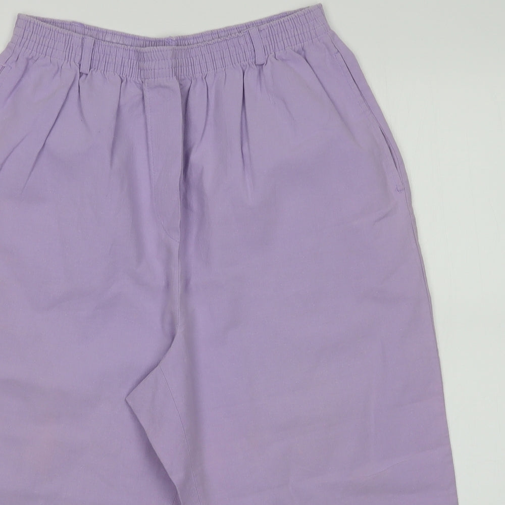 First avenue Womens Purple   Bermuda Shorts Size 16