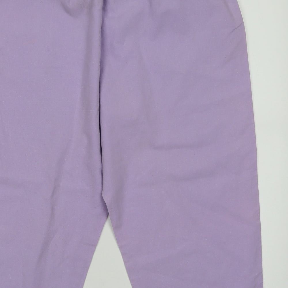First avenue Womens Purple   Bermuda Shorts Size 16