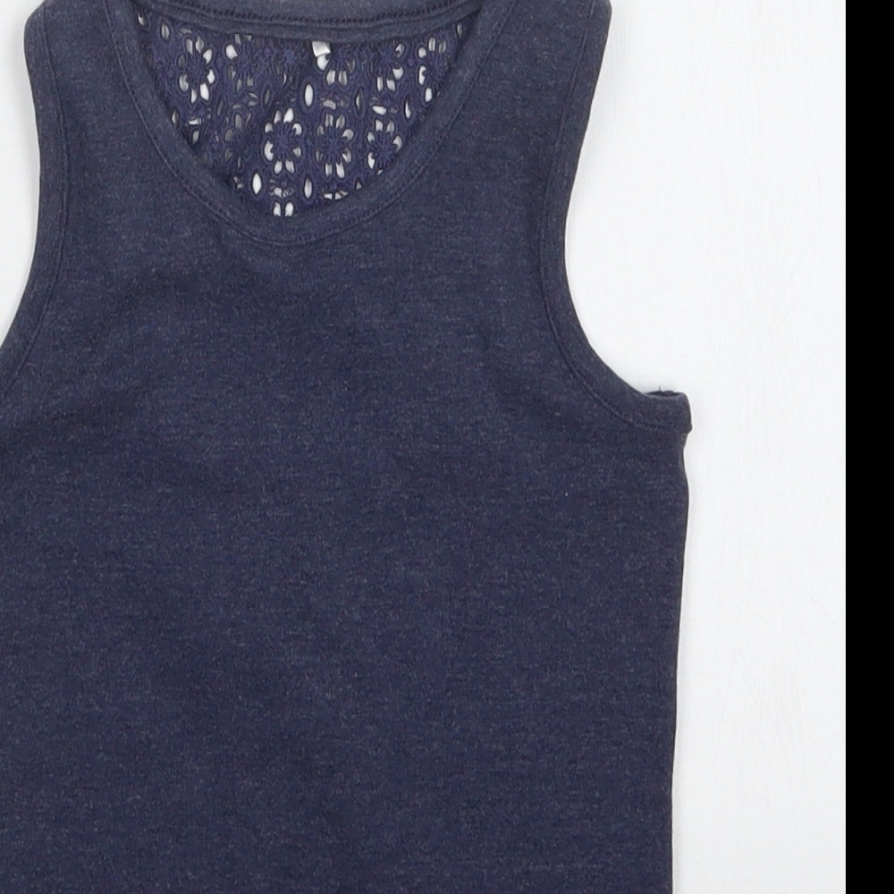George Girls Blue   Basic Tank Size 7-8 Years