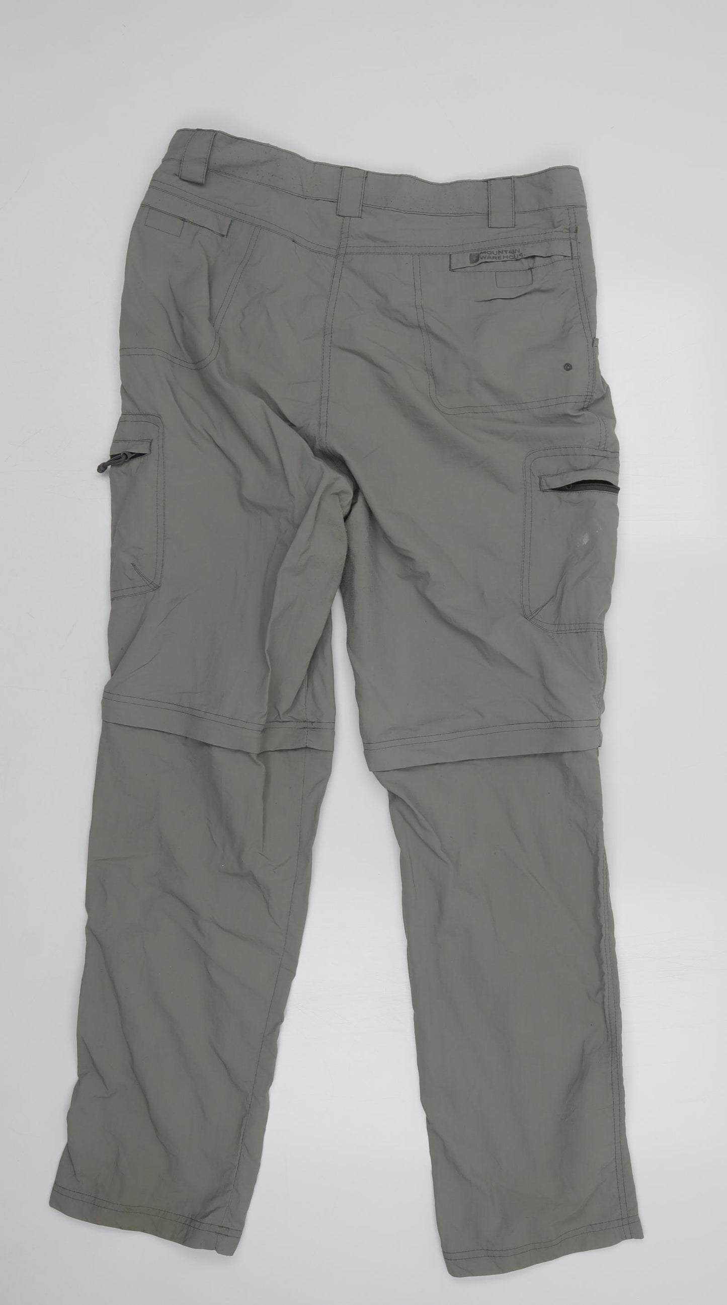Mountain Warehouse Womens Green   Rain Trousers Trousers Size 14 L29 in