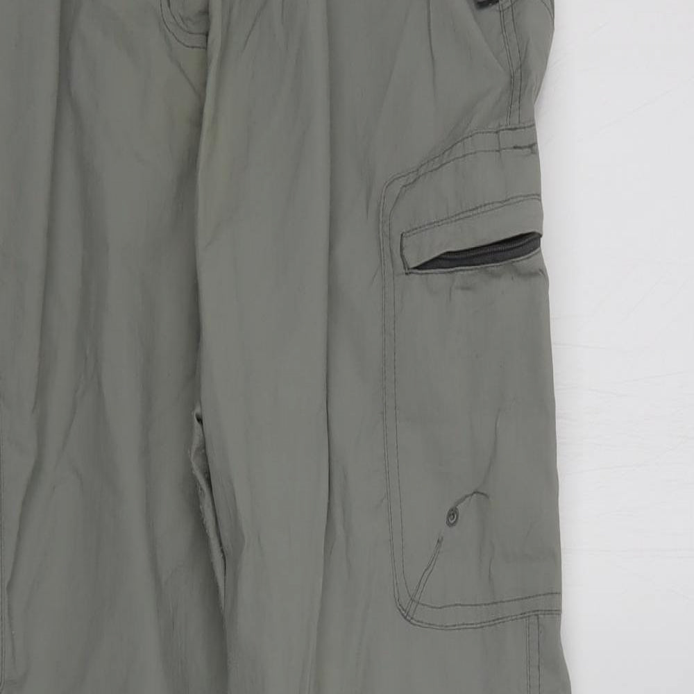 Mountain Warehouse Womens Green   Rain Trousers Trousers Size 14 L29 in