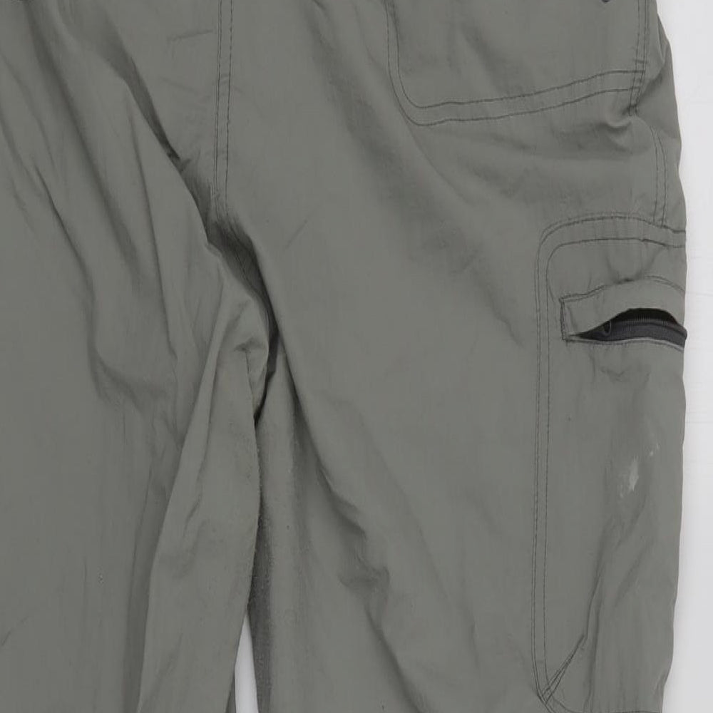 Mountain Warehouse Womens Green   Rain Trousers Trousers Size 14 L29 in