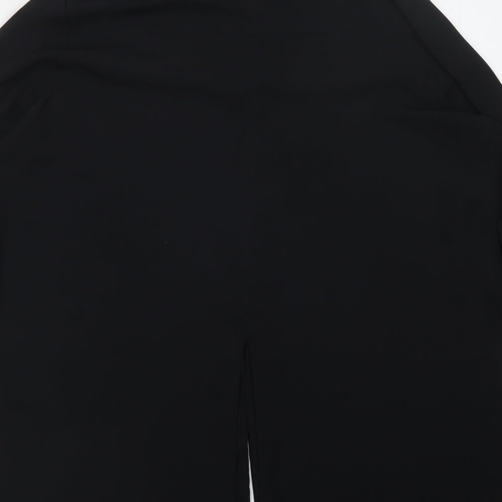 George Womens Black   Basic Button-Up Size 14