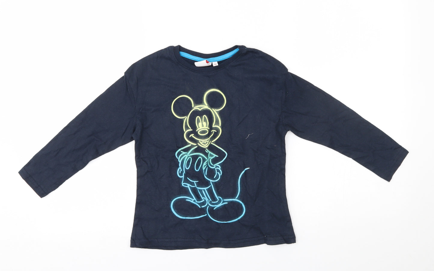 Pep&co Boys Blue   Basic T-Shirt Size 5-6 Years  - Mickey mouse funhouse