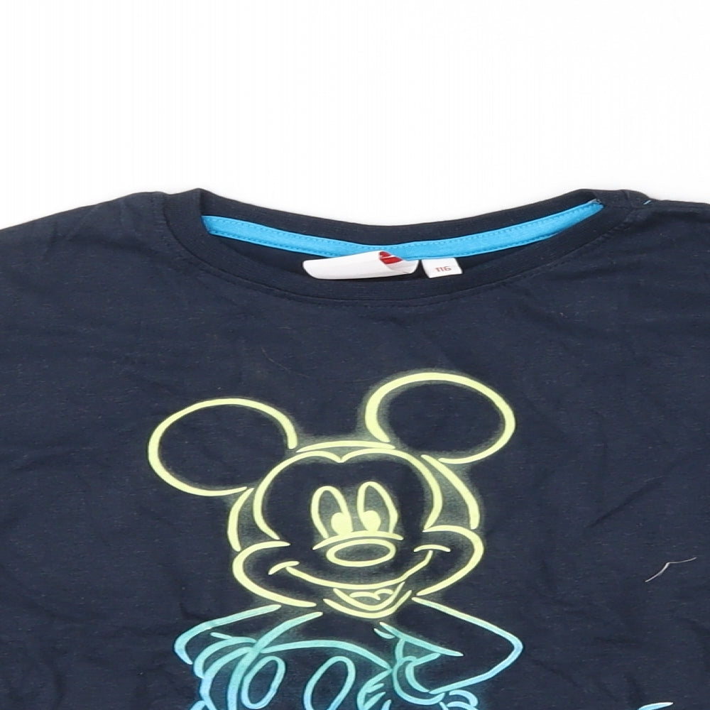 Pep&co Boys Blue   Basic T-Shirt Size 5-6 Years  - Mickey mouse funhouse